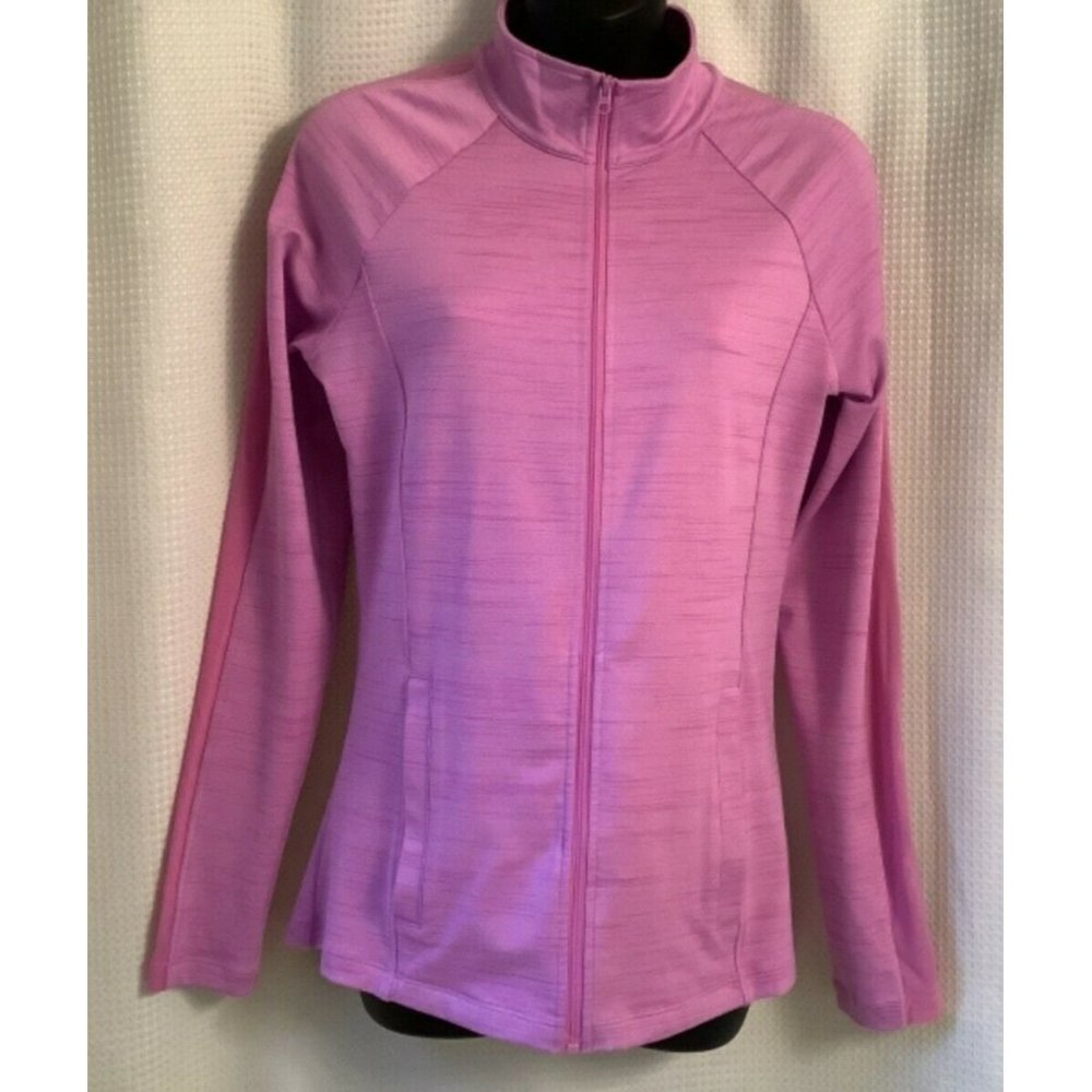LORNA JANE Active Premium Jacket Pink Zip Up Exercise Running Lounging Medium